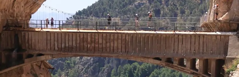 Avec les billets Caminito del Rey, faites le parcours le pont du Petit Chemin du Roi