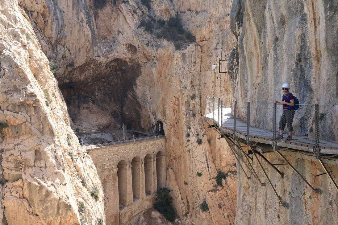 Le chemin du roi à Malaga traverse les gorges d'El Chorro.